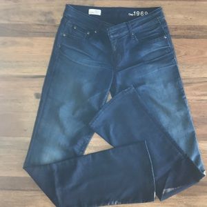 Gap jeans - button pocket, dark wash size 2R 26